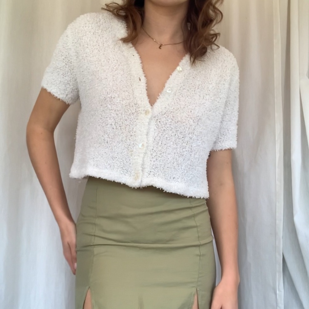 COPY - Vintage Fuzzy crop top